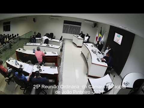 25ª Reunião da Câmara Municipal de João Pinheiro