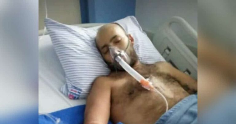 homem pede ajuda para trratamento de cancer