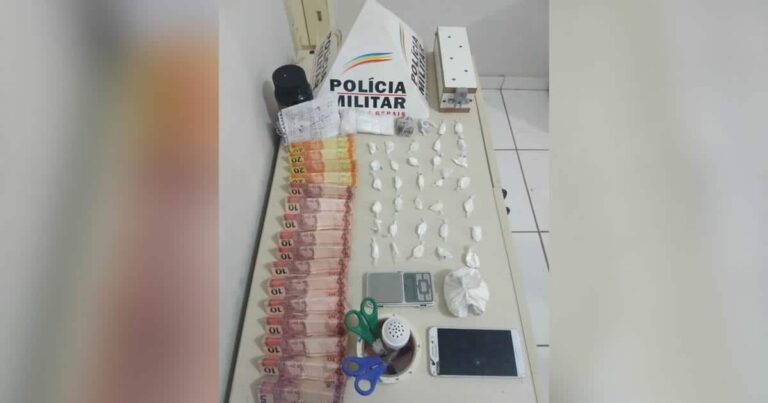 Jovem de 22 anos é preso por tráfico de drogas no último domingo, em João Pinheiro