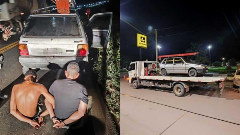 Polícia Militar age rápido e prende dois por furto de celular em posto de combustíveis em João Pinheiro