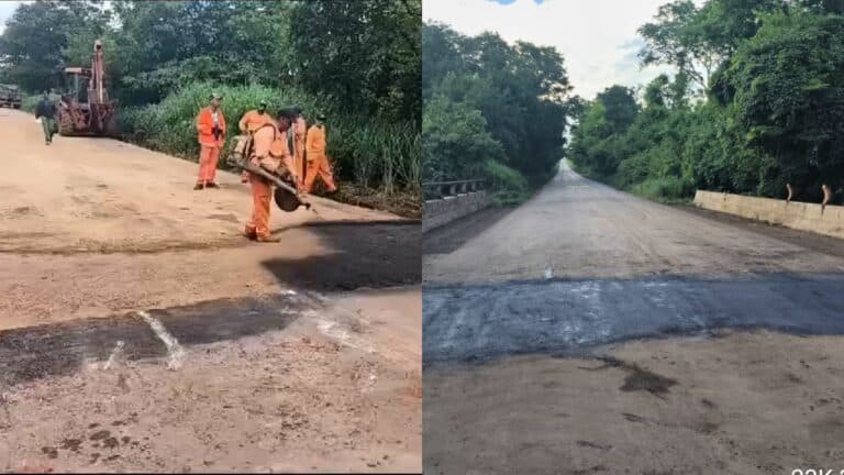 Trânsito na MG-188 é normalizado após reparos na ponte do Ribeirão Forquilha entre Paracatu e Unaí